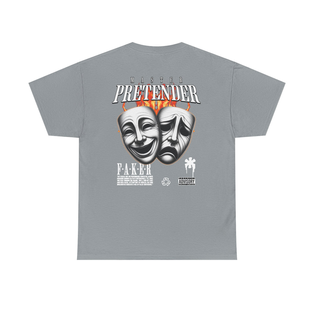 Master Pretender Graphic Tee - Unisex Heavy Cotton Shirt, Streetwear, Casual Wear, Gift for Friends, Music Lovers, Festival Outfit
