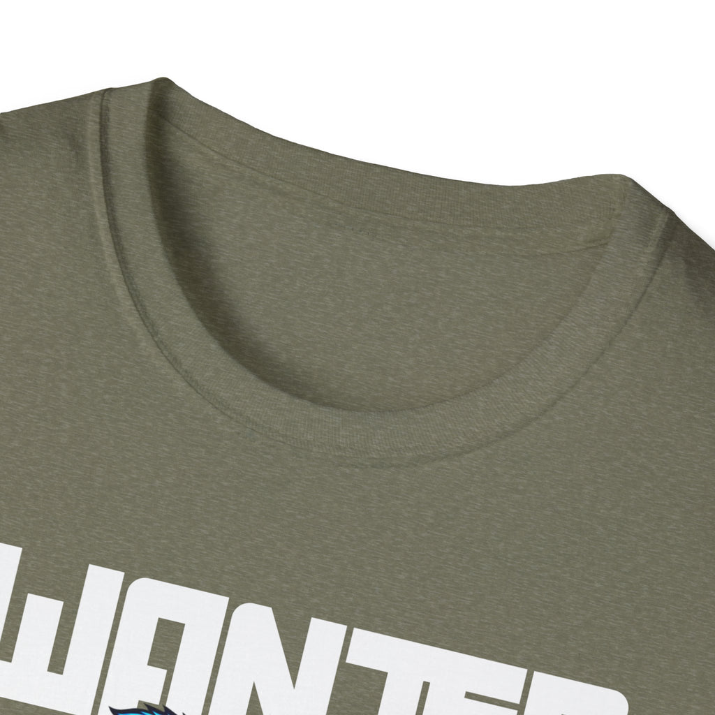 Wanted Dead or Alive Teddy T-Shirt — Edgy Blue Plush Graphic Tee