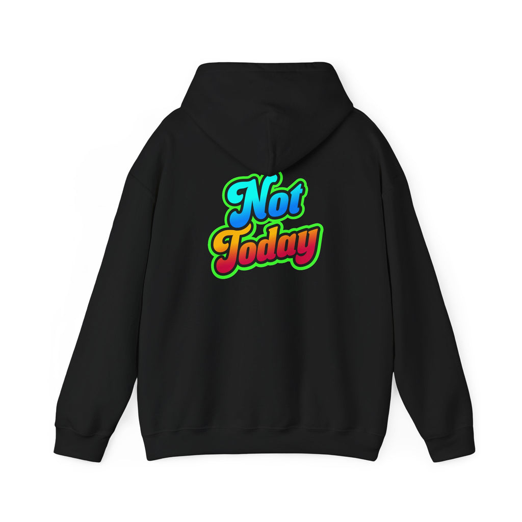 Chill Vibes Hoodie - Unisex Heavy Blend™ Hooded Sweatshirt with 'Not Today' Design, Cozy Casual Wear, Birthday Gift, Self-Care, [...]