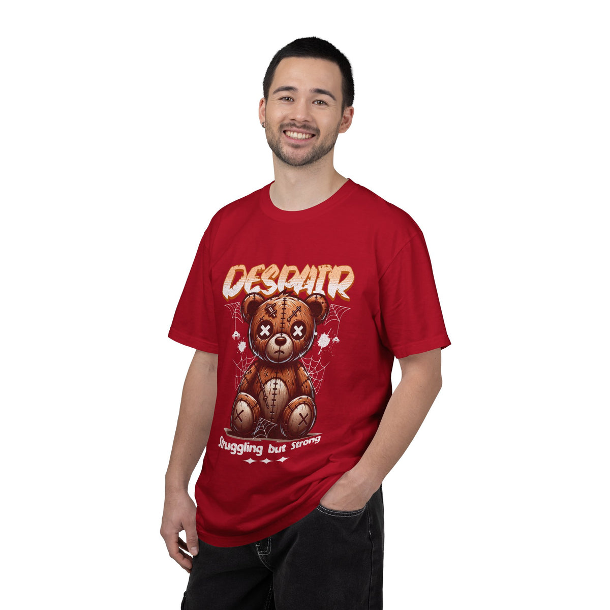 Despair Teddy 'Struggling But Strong' Graphic T‑Shirt