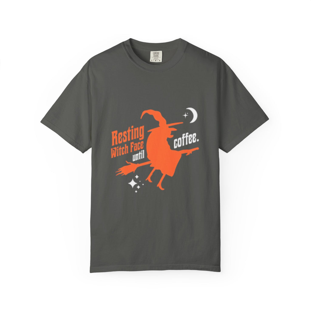 Resting Witch Face Coffee T-Shirt for Coffee Lovers, Halloween Gift, Funny Witch Shirt, Unisex Casual Wear, Spooky Apparel