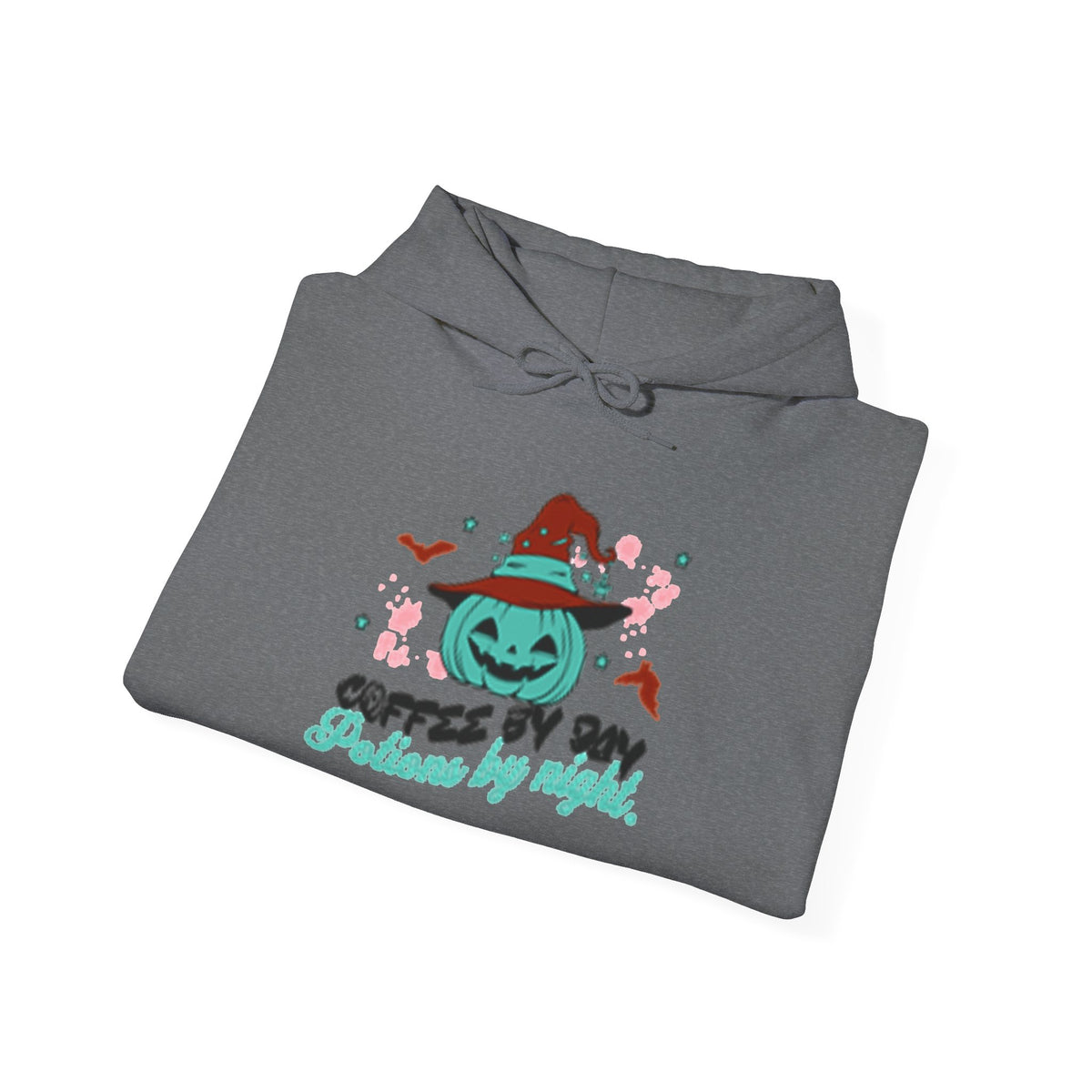 Coffee & Cozy Pumpkin Hoodie — “Coffee Is My Potion, By Magic” Fall Sweatshirt