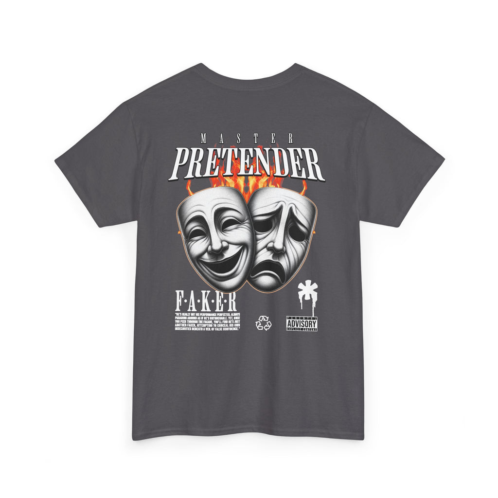 Master Pretender Graphic Tee - Unisex Heavy Cotton Shirt, Streetwear, Casual Wear, Gift for Friends, Music Lovers, Festival Outfit
