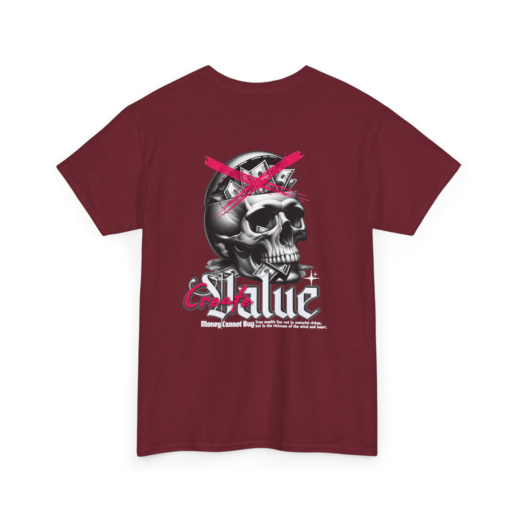 Skull Graphic Tee, Punk T-Shirt, Alternative Apparel, Unisex Heavy Cotton Tee, Unique Streetwear, Gift for Music Lovers