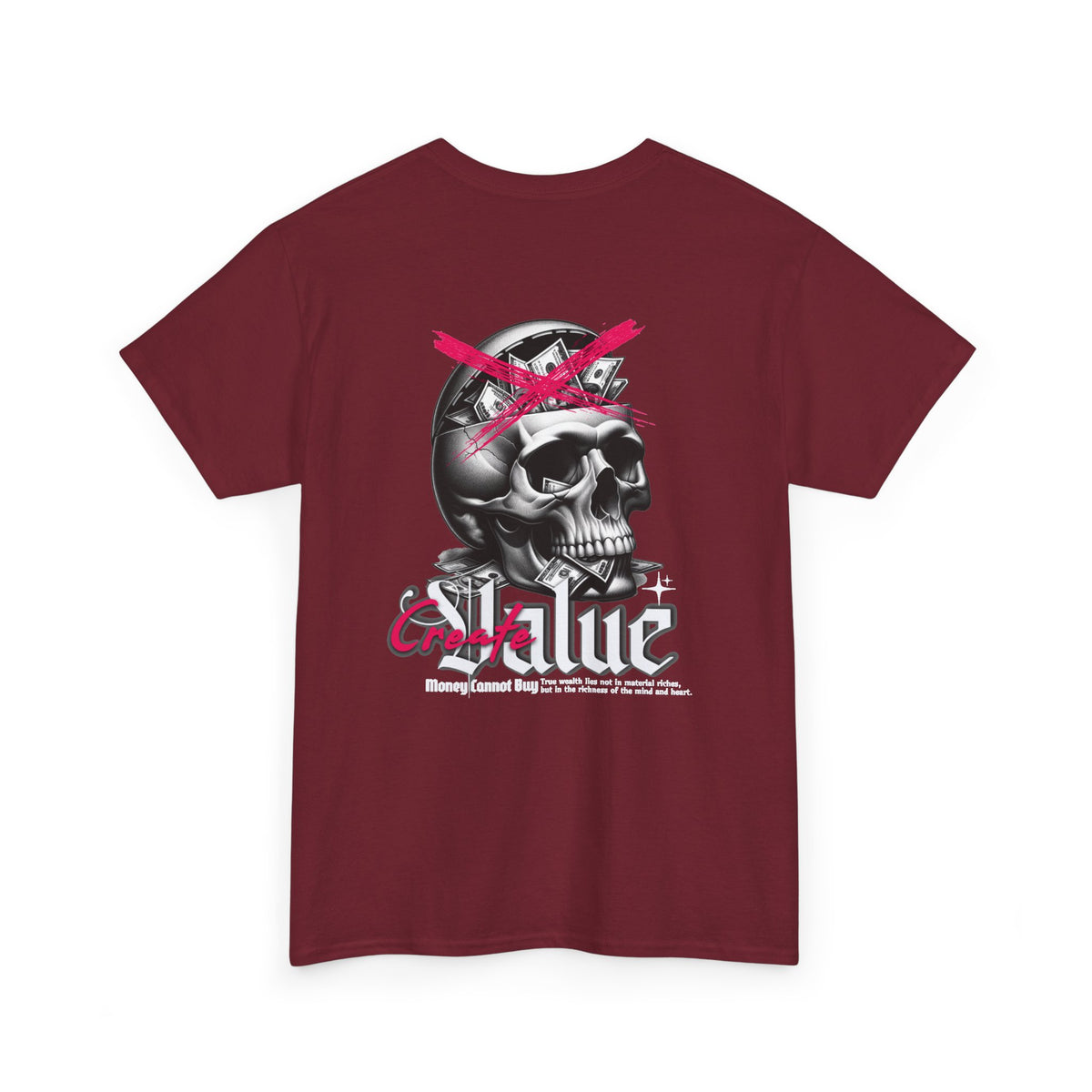 Skull Graphic Tee, Punk T-Shirt, Alternative Apparel, Unisex Heavy Cotton Tee, Unique Streetwear, Gift for Music Lovers