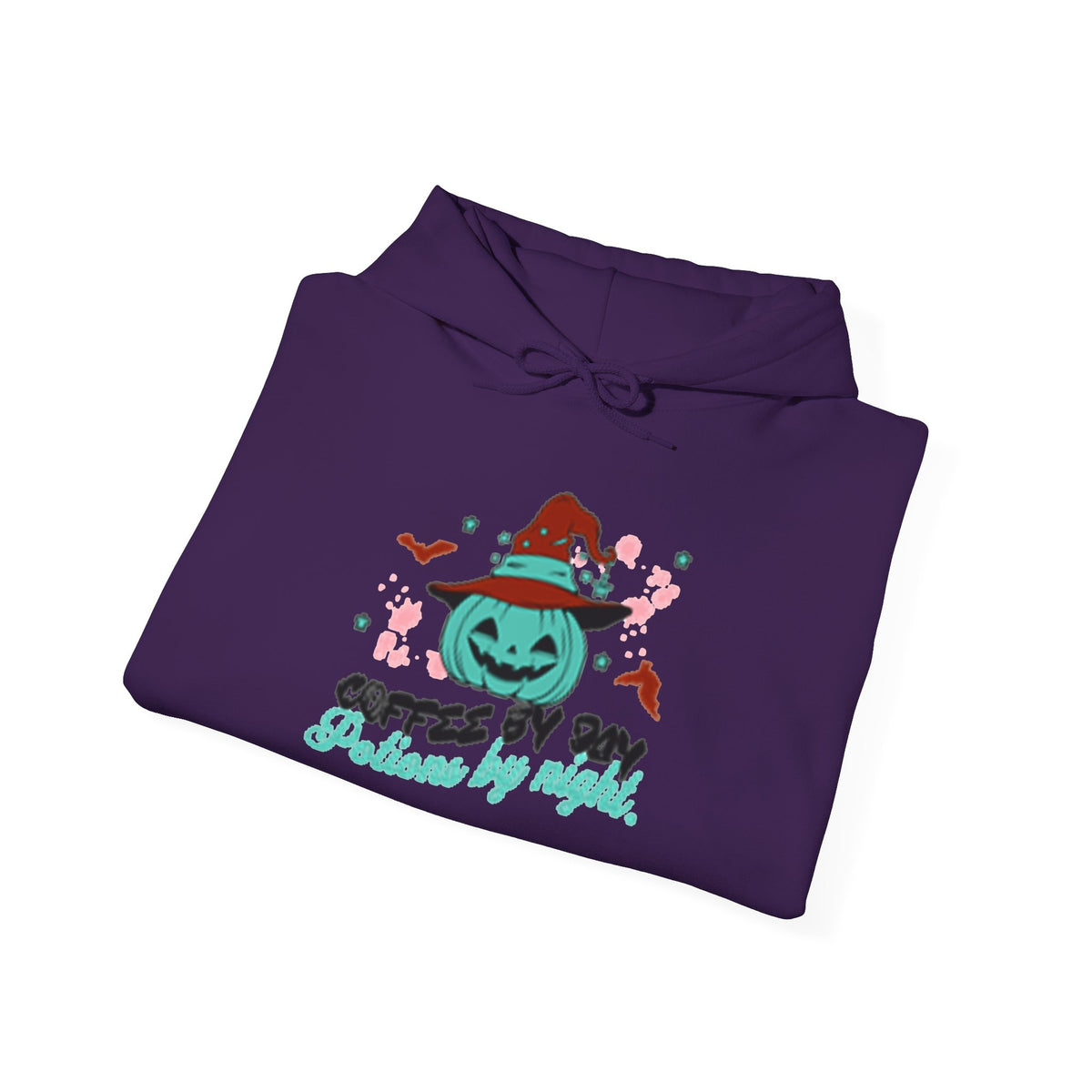Coffee & Cozy Pumpkin Hoodie — “Coffee Is My Potion, By Magic” Fall Sweatshirt