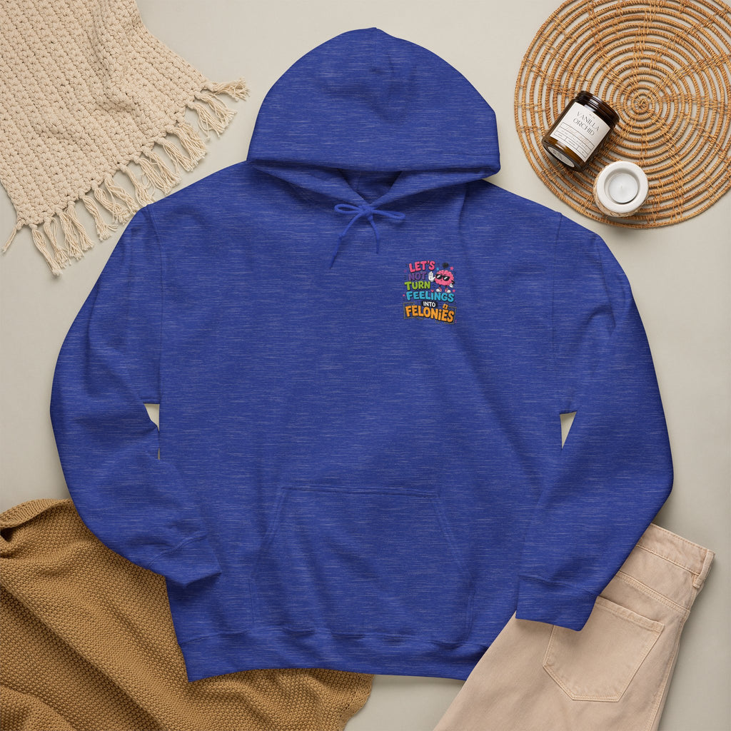 Let’s Not Turn Feelings Into Felonies Hoodie