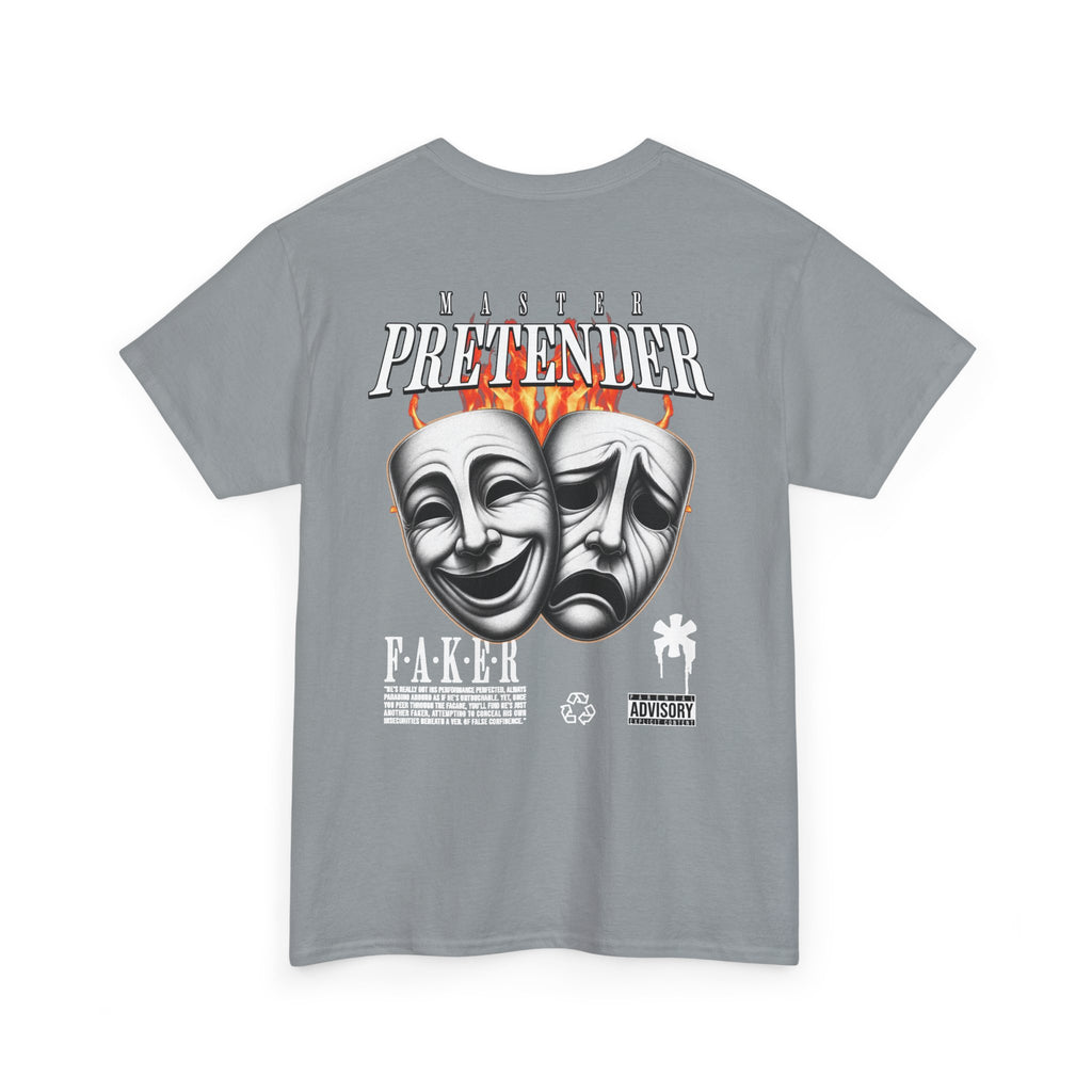 Master Pretender Graphic Tee - Unisex Heavy Cotton Shirt, Streetwear, Casual Wear, Gift for Friends, Music Lovers, Festival Outfit