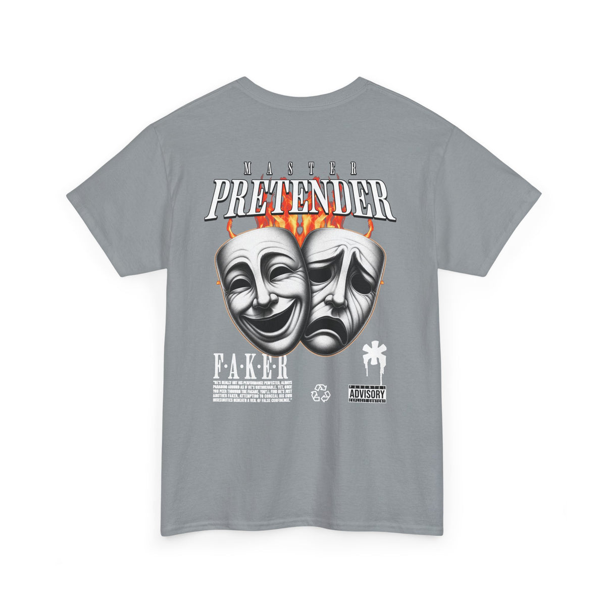 Master Pretender Graphic Tee - Unisex Heavy Cotton Shirt, Streetwear, Casual Wear, Gift for Friends, Music Lovers, Festival Outfit