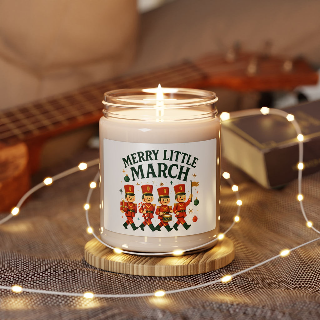 Merrily Little March Soy Candle — Nutcracker Holiday Scented 9oz