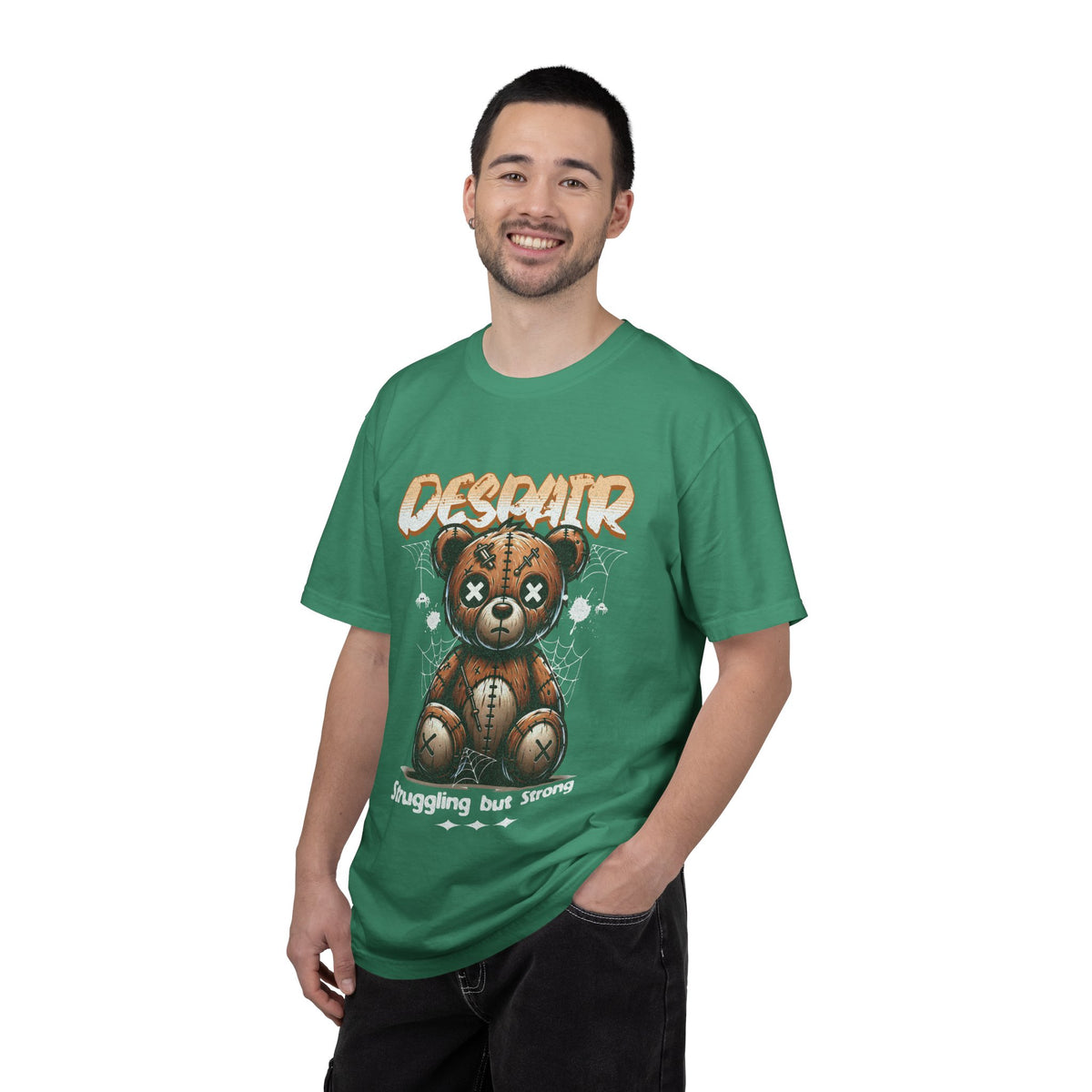 Despair Teddy 'Struggling But Strong' Graphic T‑Shirt