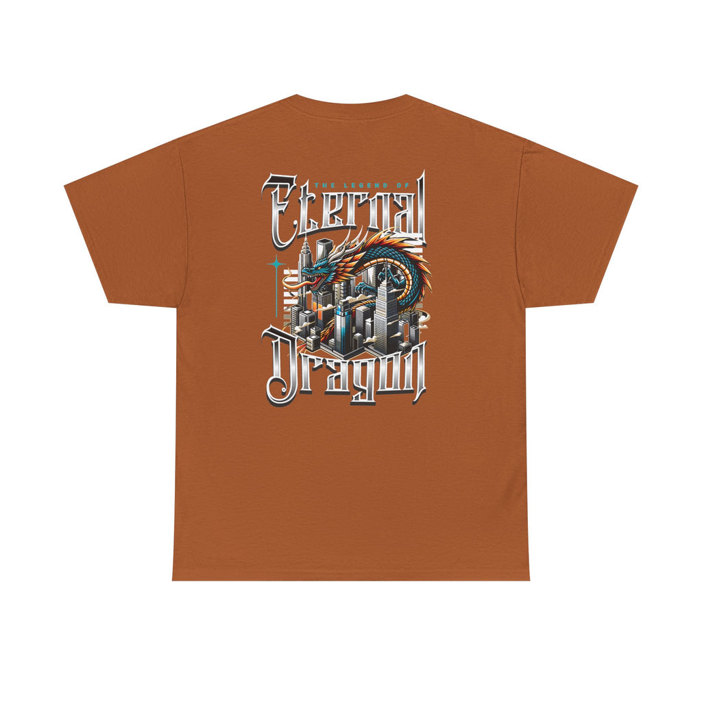 Electric Dragon T‑Shirt — Retro City Dragon Graphic Tee