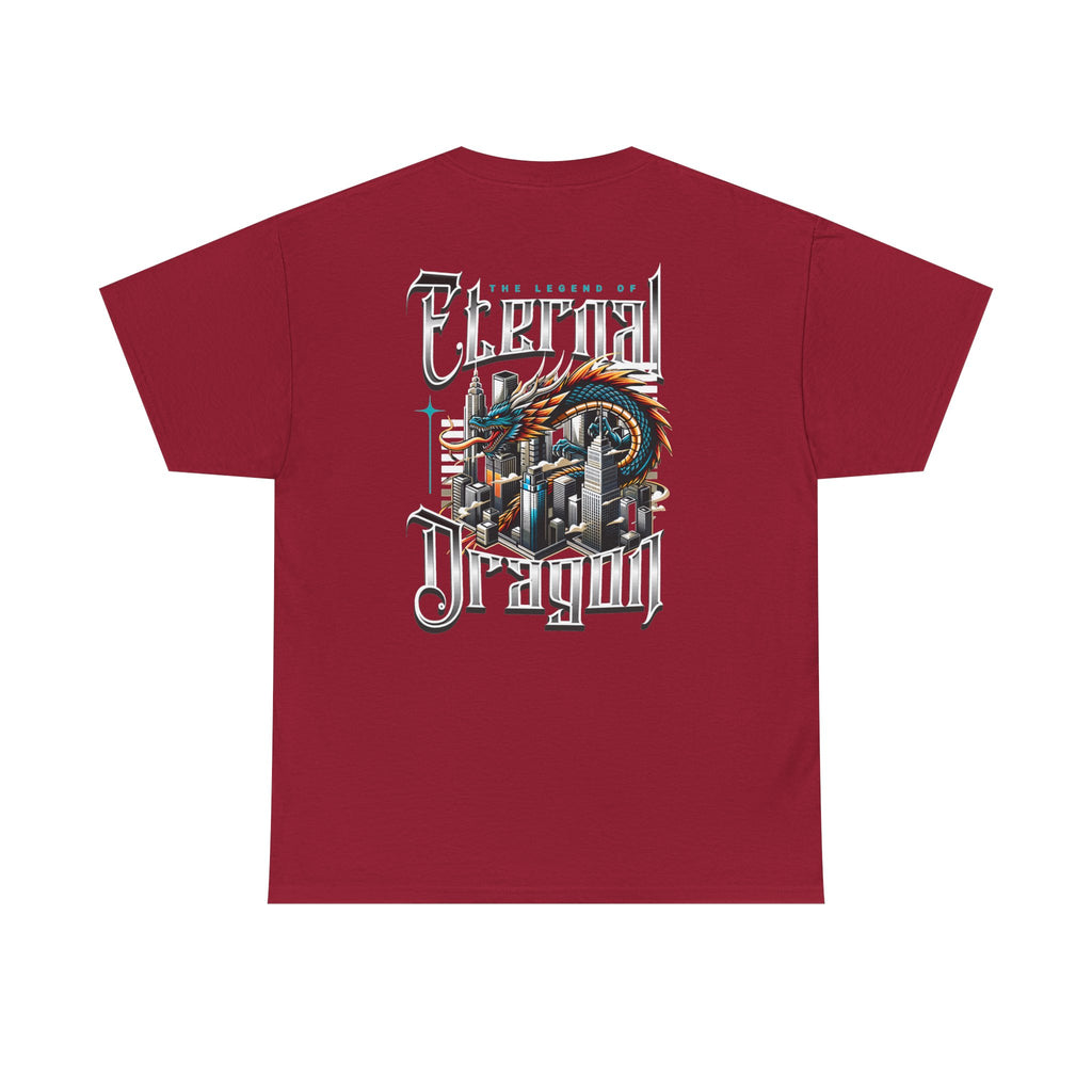 Fierce Dragon Graphic Tee, Unisex Cotton T-Shirt, Casual Streetwear, Fantasy Theme, Gift for Dragon Lovers