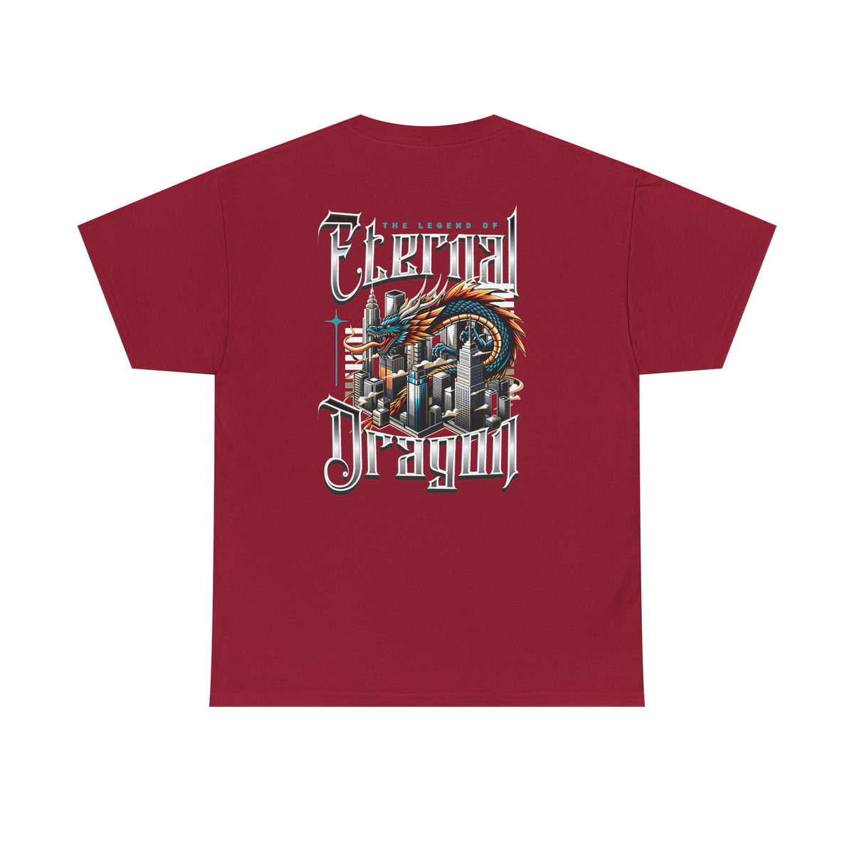 Electric Dragon T‑Shirt — Retro City Dragon Graphic Tee