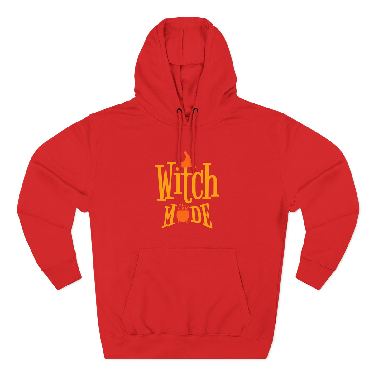 Witch Mode Halloween Fleece Hoodie
