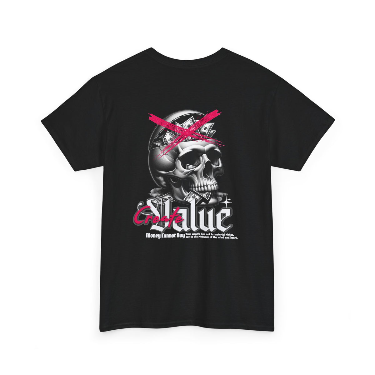 Skull Graphic Tee, Punk T-Shirt, Alternative Apparel, Unisex Heavy Cotton Tee, Unique Streetwear, Gift for Music Lovers