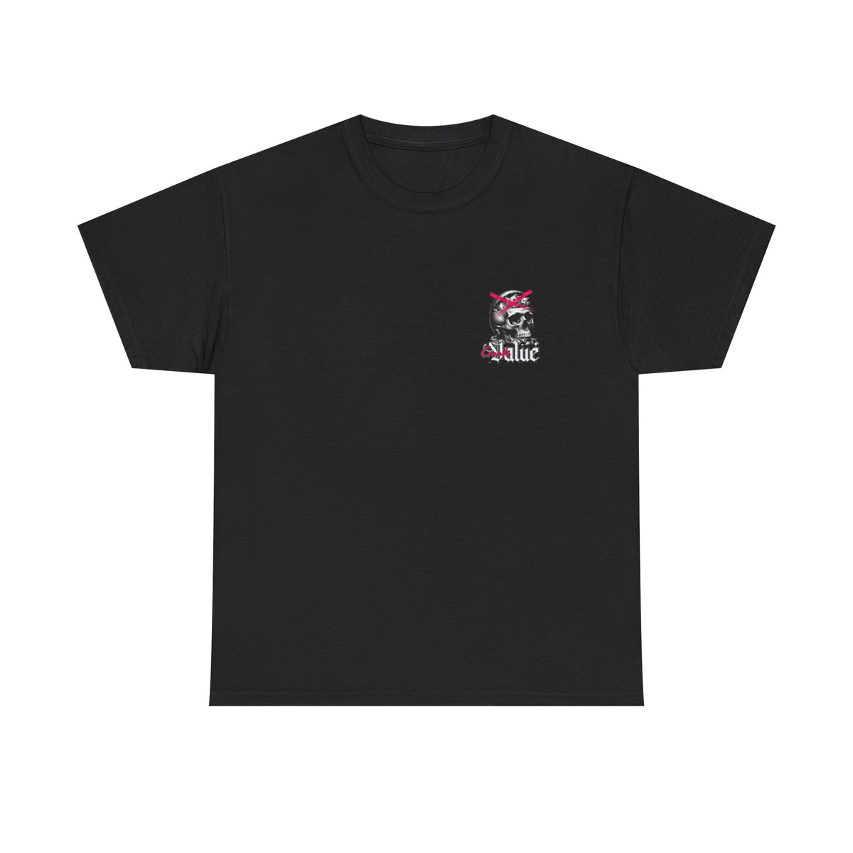 Skull Graphic Tee, Punk T-Shirt, Alternative Apparel, Unisex Heavy Cotton Tee, Unique Streetwear, Gift for Music Lovers