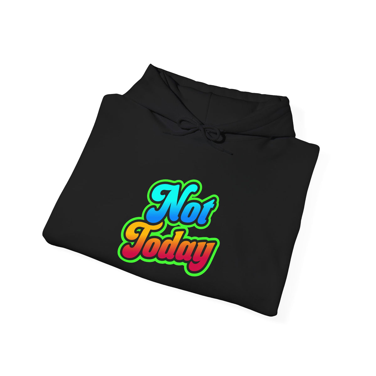 Chill Vibes Hoodie - Unisex Heavy Blend™ Hooded Sweatshirt with 'Not Today' Design, Cozy Casual Wear, Birthday Gift, Self-Care, [...]