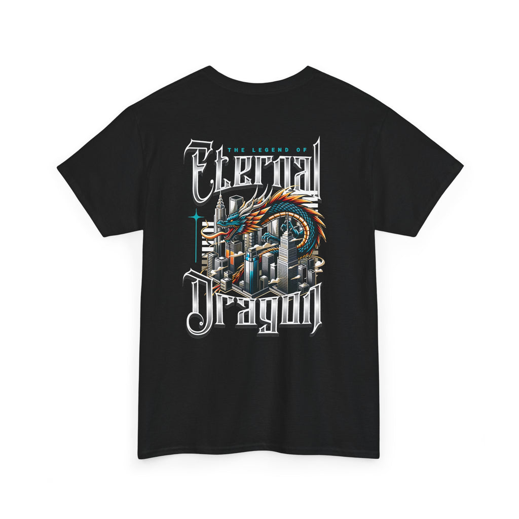 Fierce Dragon Graphic Tee, Unisex Cotton T-Shirt, Casual Streetwear, Fantasy Theme, Gift for Dragon Lovers