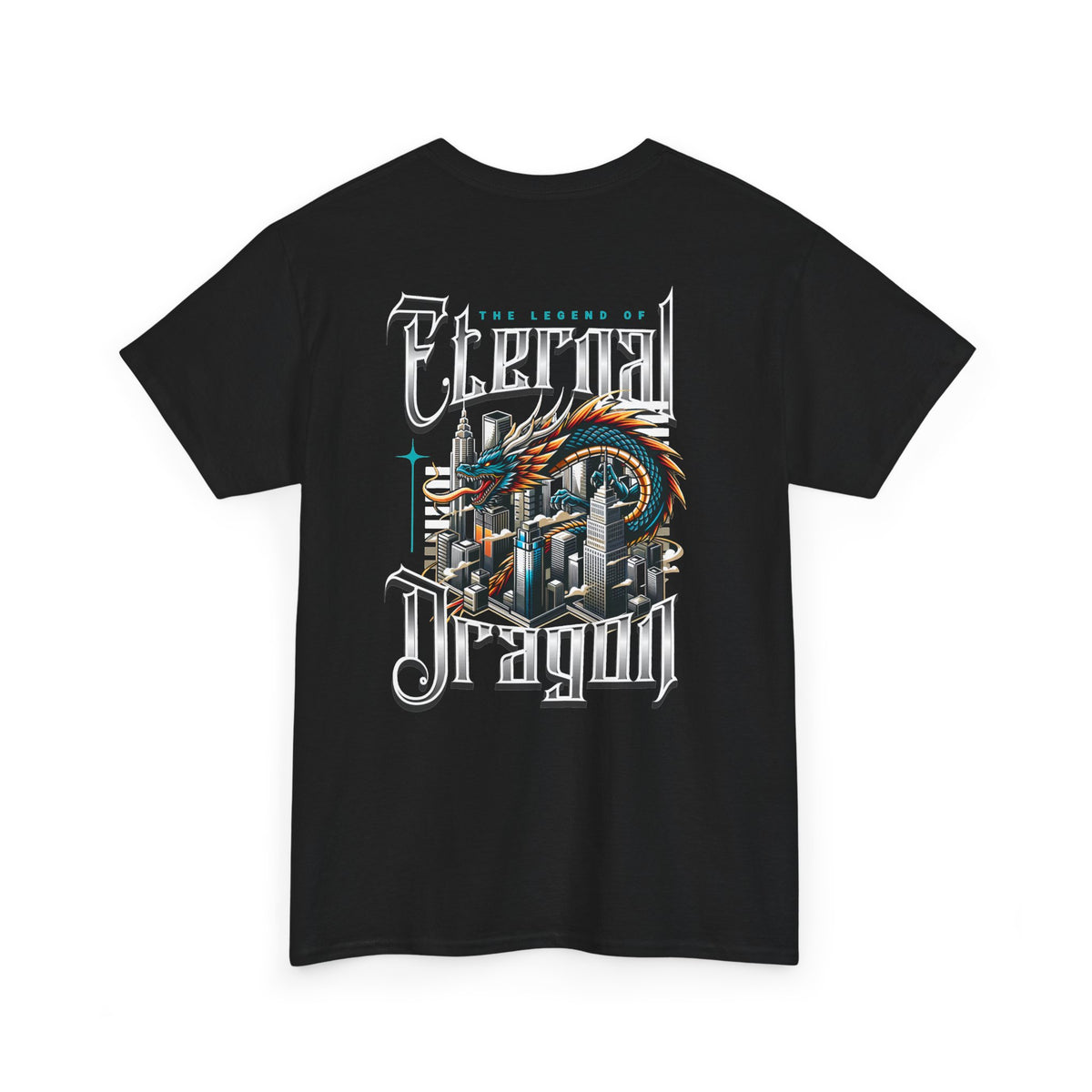Fierce Dragon Graphic Tee, Unisex Cotton T-Shirt, Casual Streetwear, Fantasy Theme, Gift for Dragon Lovers
