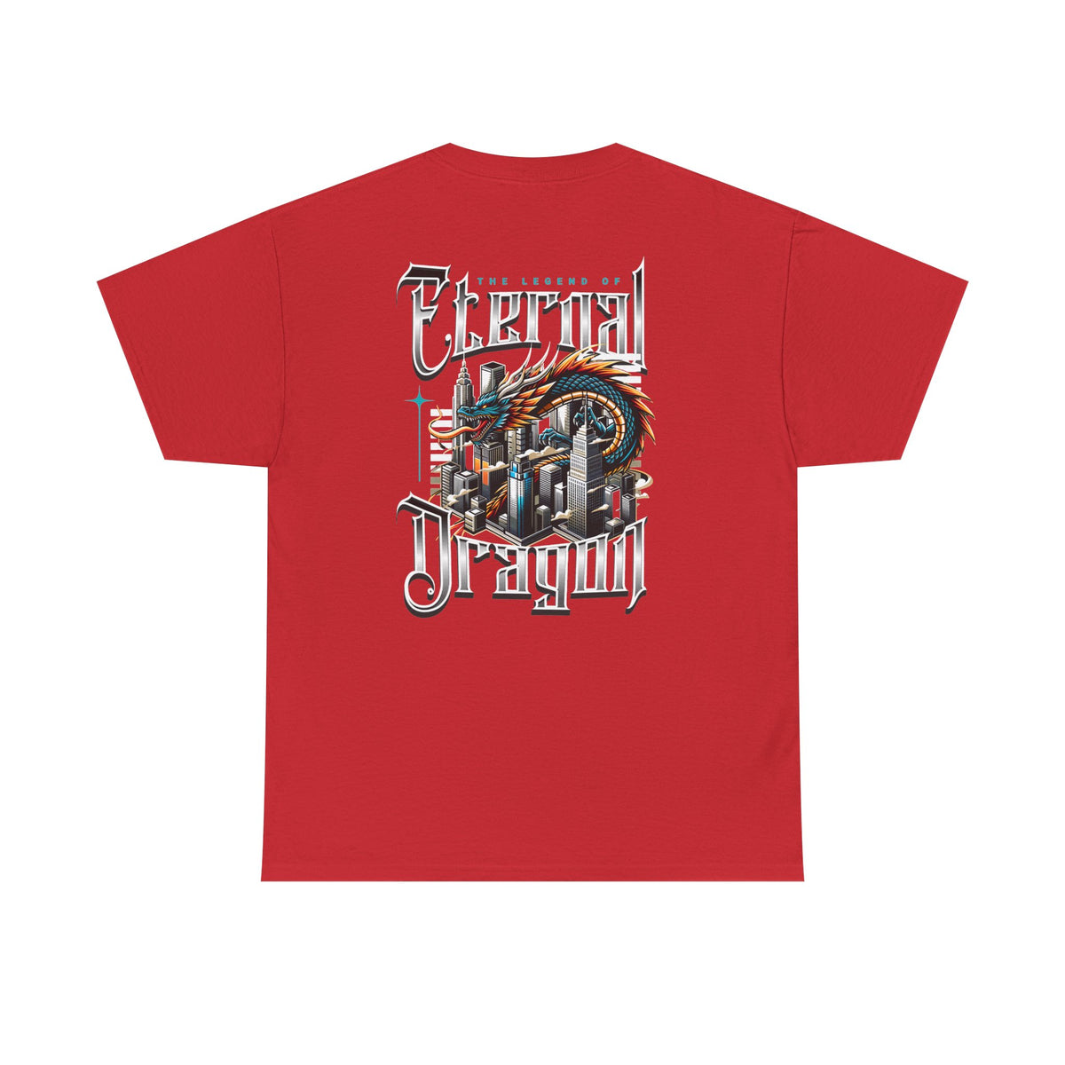 Electric Dragon T‑Shirt — Retro City Dragon Graphic Tee