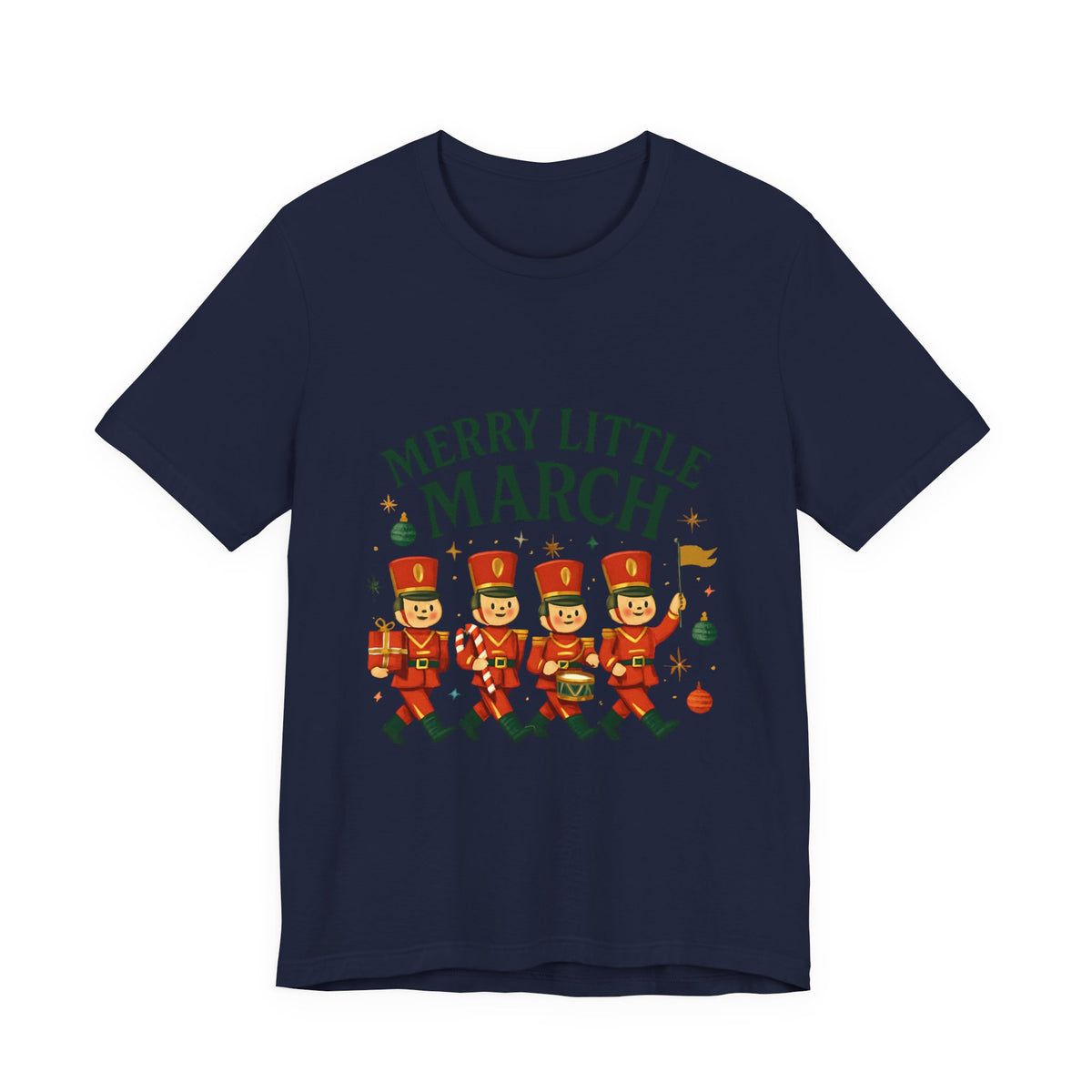 Merry Little March Nutcracker Toy Soldier Christmas Tee
