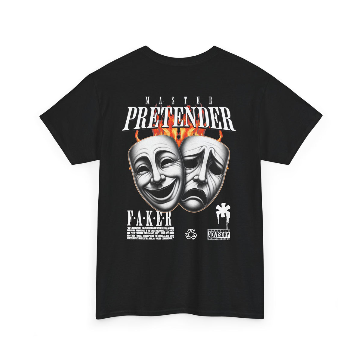 Master Pretender Graphic Tee - Unisex Heavy Cotton Shirt, Streetwear, Casual Wear, Gift for Friends, Music Lovers, Festival Outfit