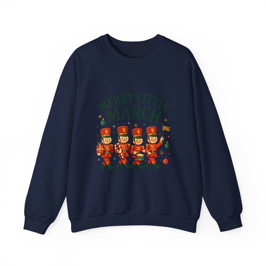 Merry Little March Sweatshirt — Nutcracker Marching Band Holiday Crewneck