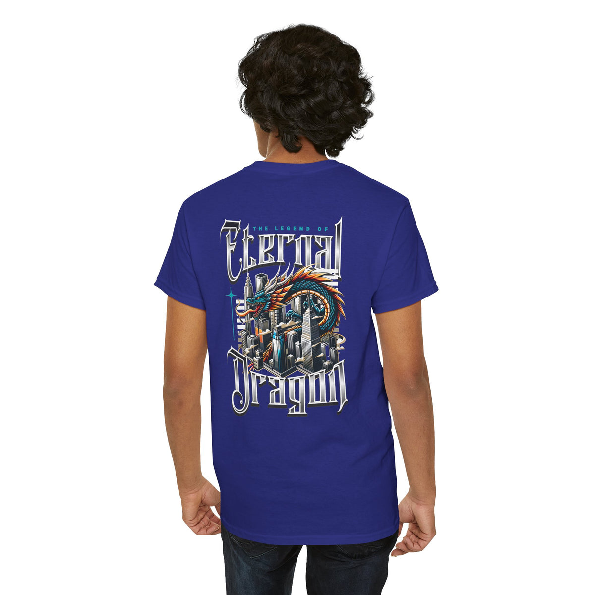 Fierce Dragon Graphic Tee, Unisex Cotton T-Shirt, Casual Streetwear, Fantasy Theme, Gift for Dragon Lovers