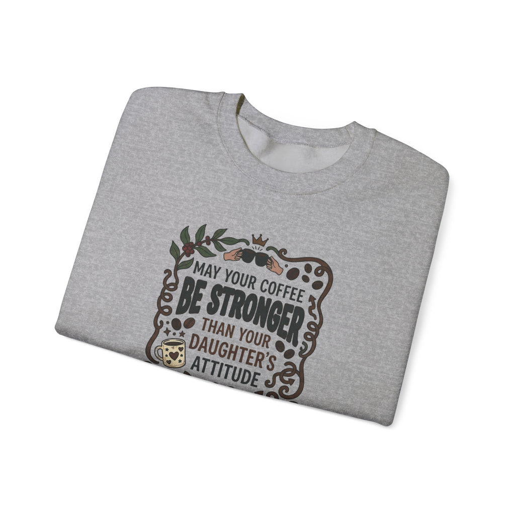 May Your Coffee Be Stronger Than Your Daughter’s Attitude Sweatshirt