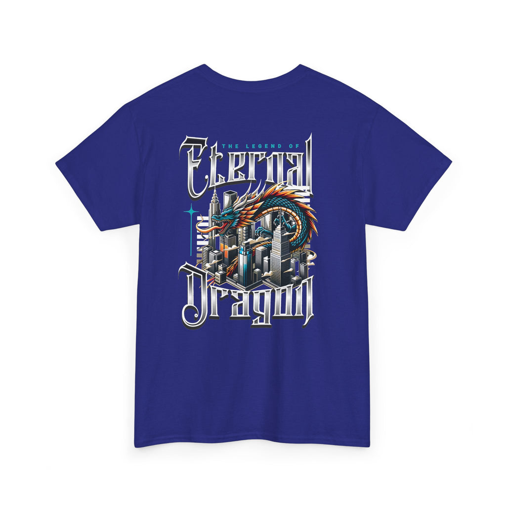 Electric Dragon T‑Shirt — Retro City Dragon Graphic Tee