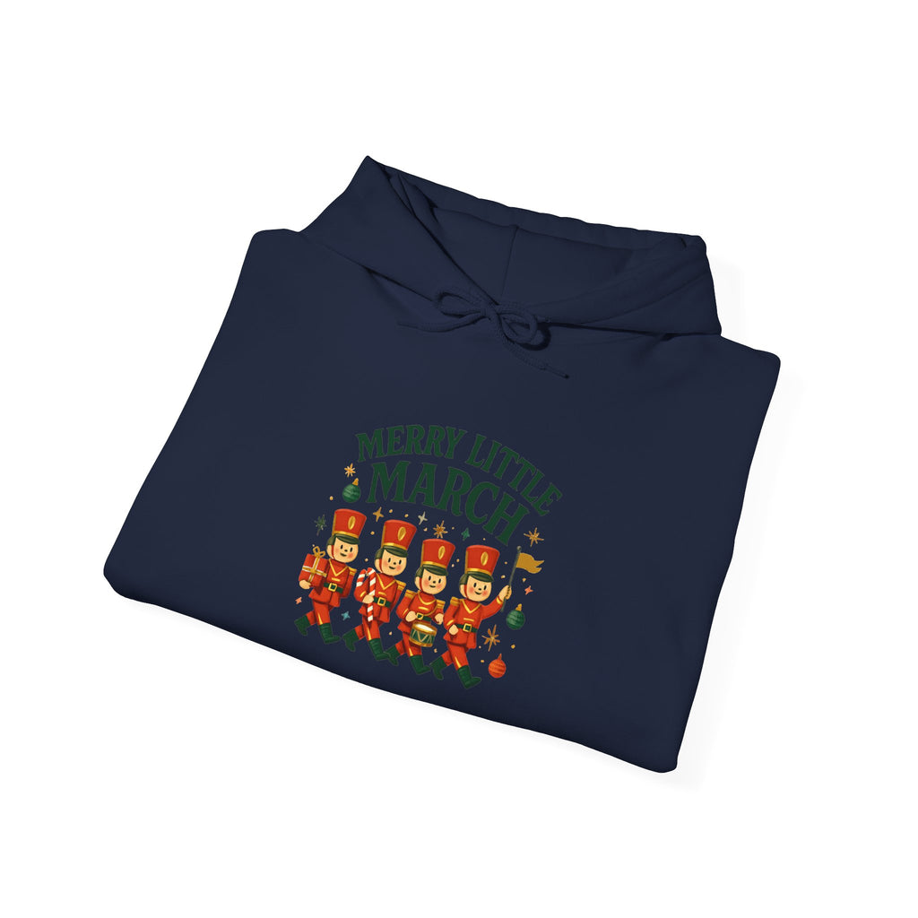 Marching Nutcracker Hoodie – "Merry Little March" Holiday Sweatshirt