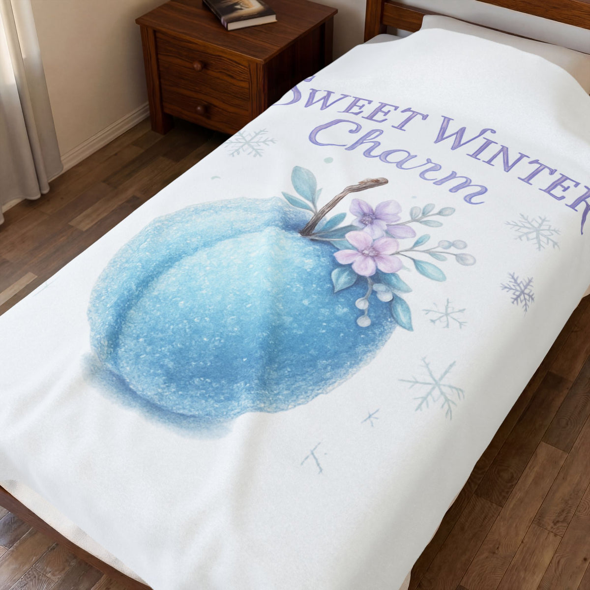 Sweet Winter Charm Velveteen Plush Blanket