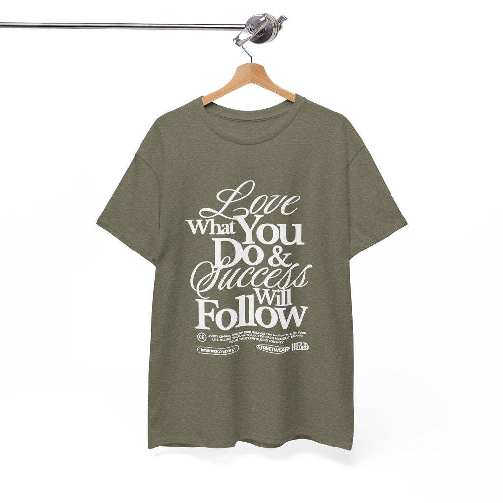 Motivational Unisex Heavy Cotton Tee - Love What You Do & Success Will Follow, Inspirational Shirt, Positive Vibes T-Shirt, Gift for [...]