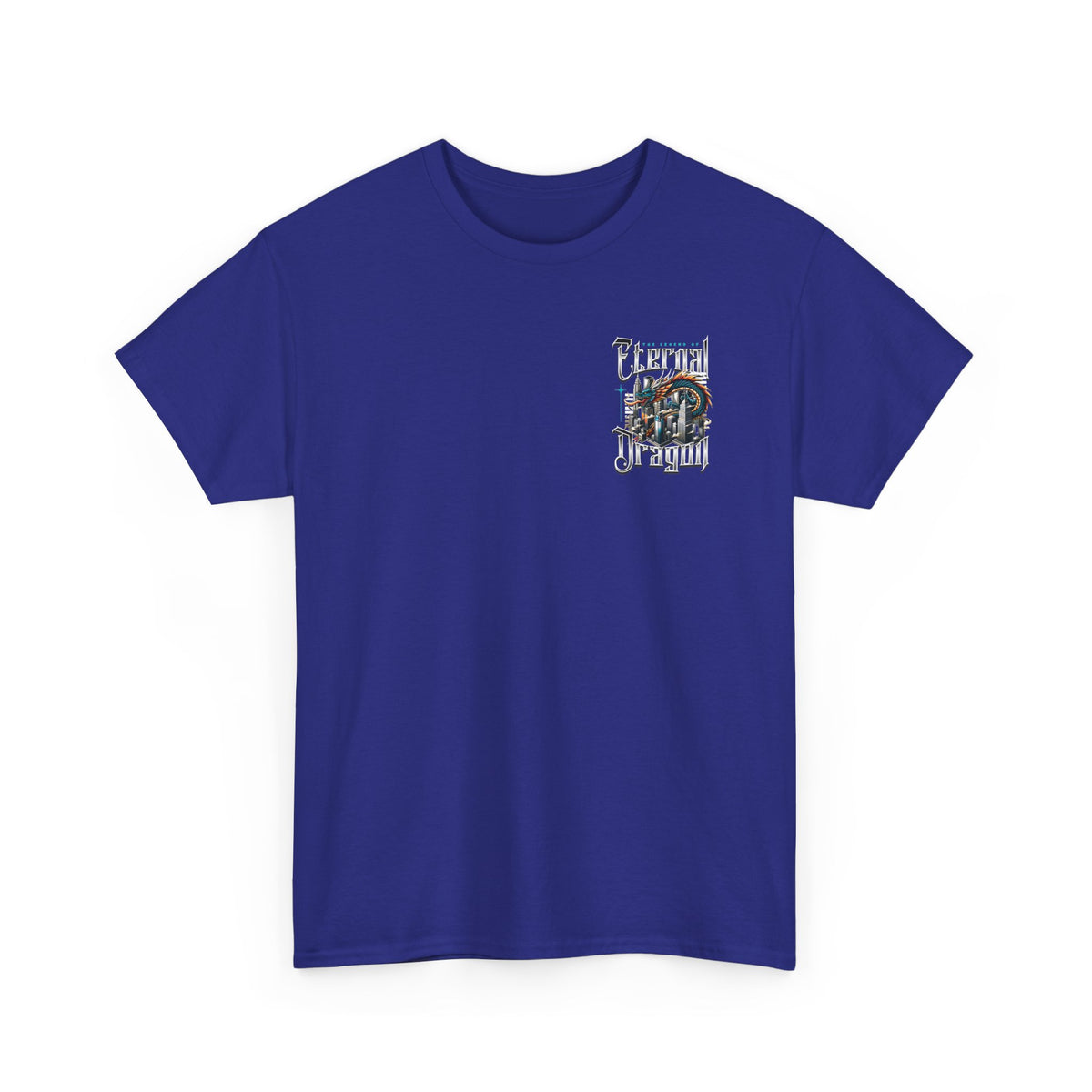 Fierce Dragon Graphic Tee, Unisex Cotton T-Shirt, Casual Streetwear, Fantasy Theme, Gift for Dragon Lovers