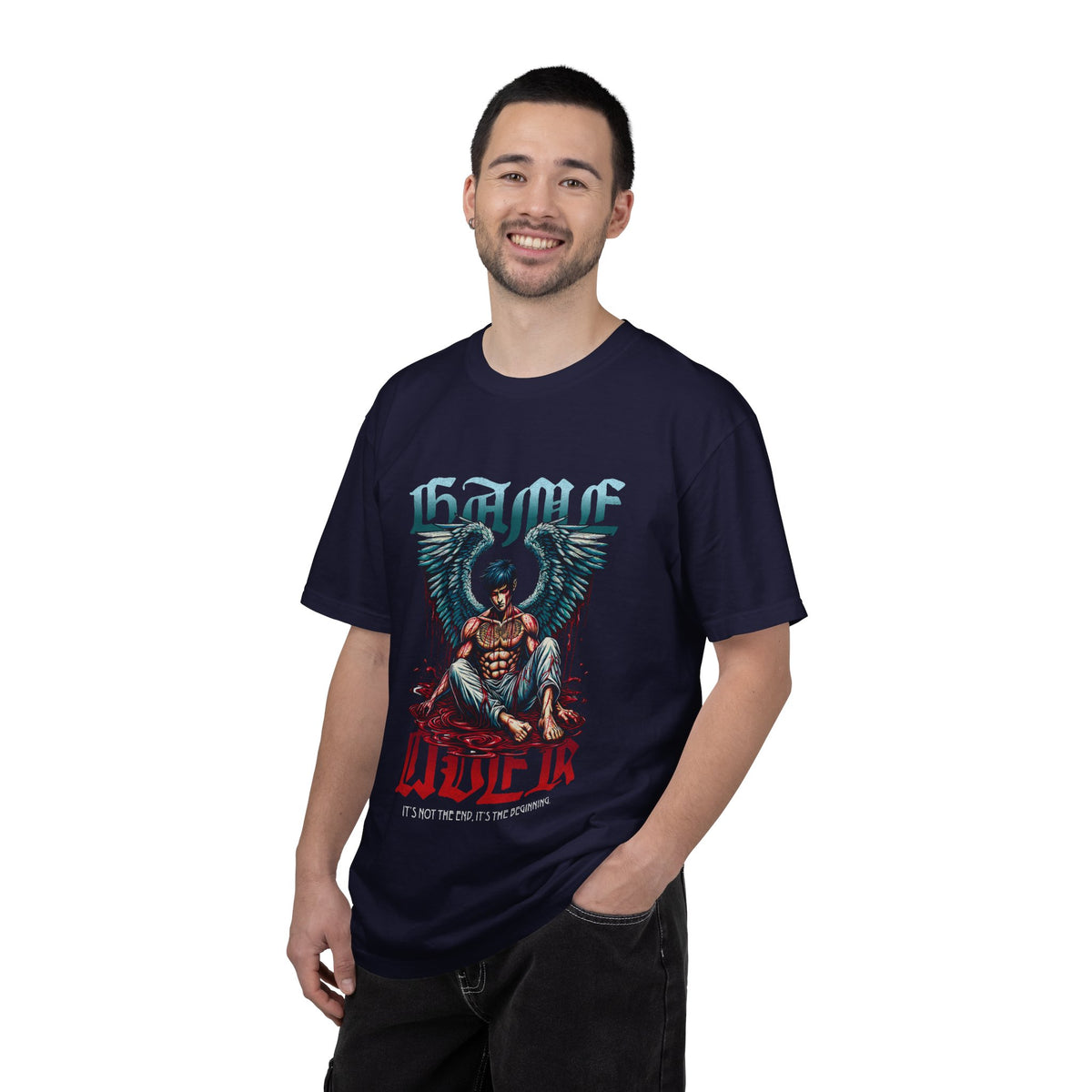 Fallen Angel Graphic T-Shirt — 'Blood & Water' Gothic Skate Tee