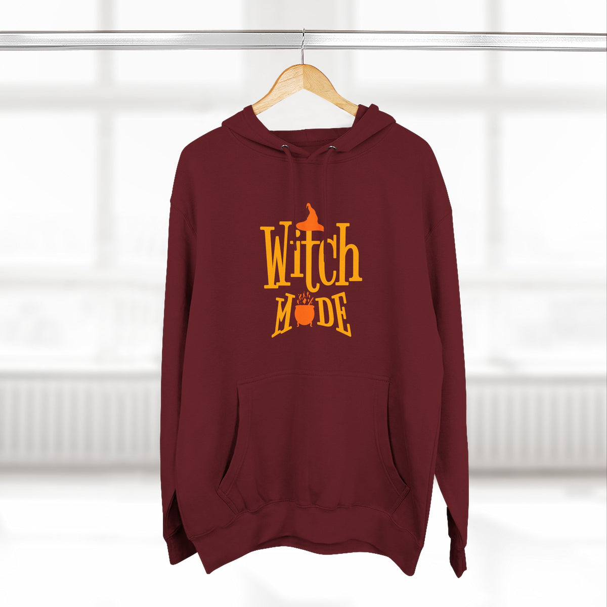 Witch Mode Halloween Fleece Hoodie