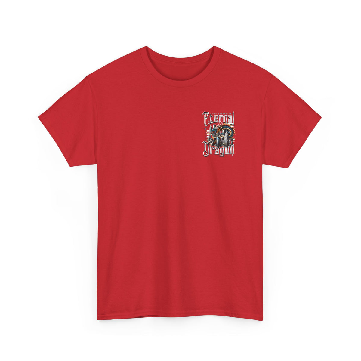 Electric Dragon T‑Shirt — Retro City Dragon Graphic Tee