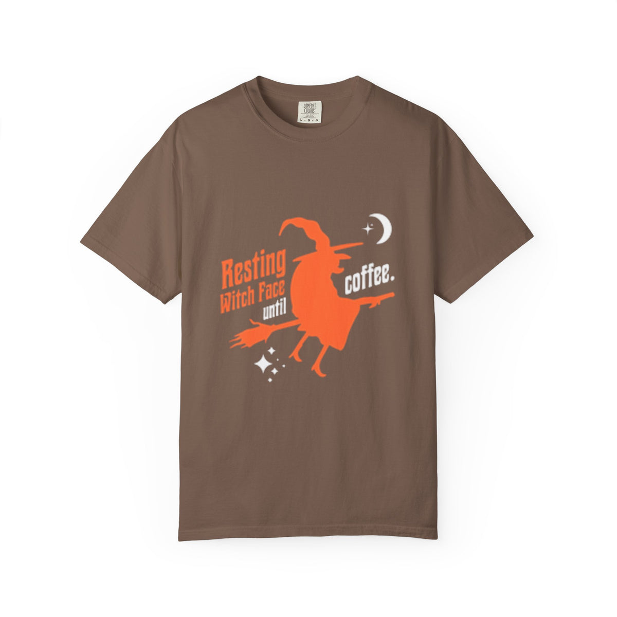 Resting Witch Face Coffee T-Shirt for Coffee Lovers, Halloween Gift, Funny Witch Shirt, Unisex Casual Wear, Spooky Apparel