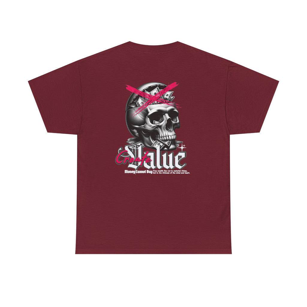 Skull Graphic Tee, Punk T-Shirt, Alternative Apparel, Unisex Heavy Cotton Tee, Unique Streetwear, Gift for Music Lovers