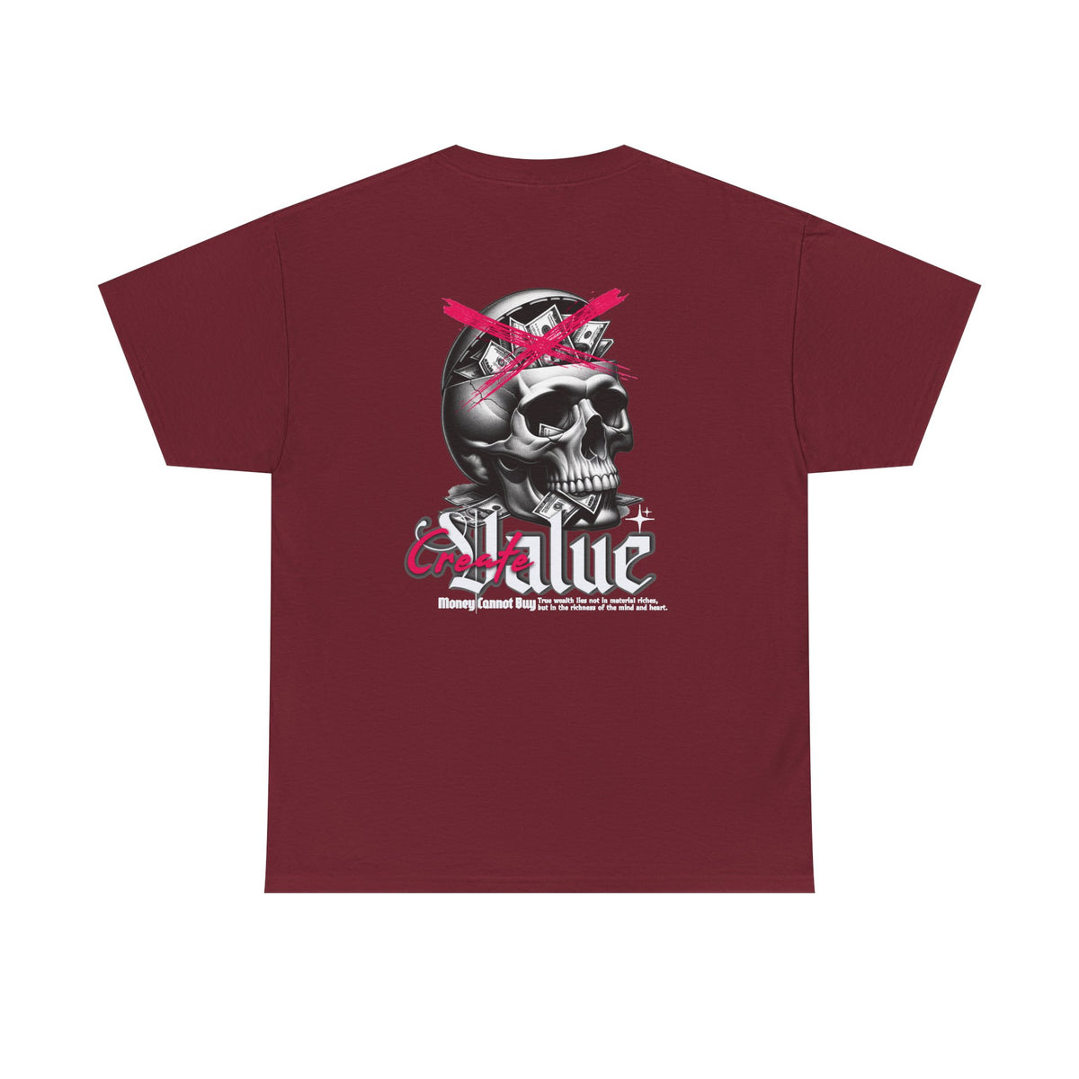Skull Graphic Tee, Punk T-Shirt, Alternative Apparel, Unisex Heavy Cotton Tee, Unique Streetwear, Gift for Music Lovers