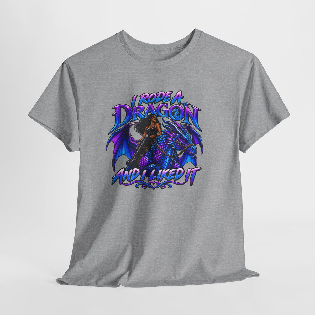 Dragon Lover T‑Shirt — "I Rode a Dragon and I Liked It" Fantasy Graphic Tee