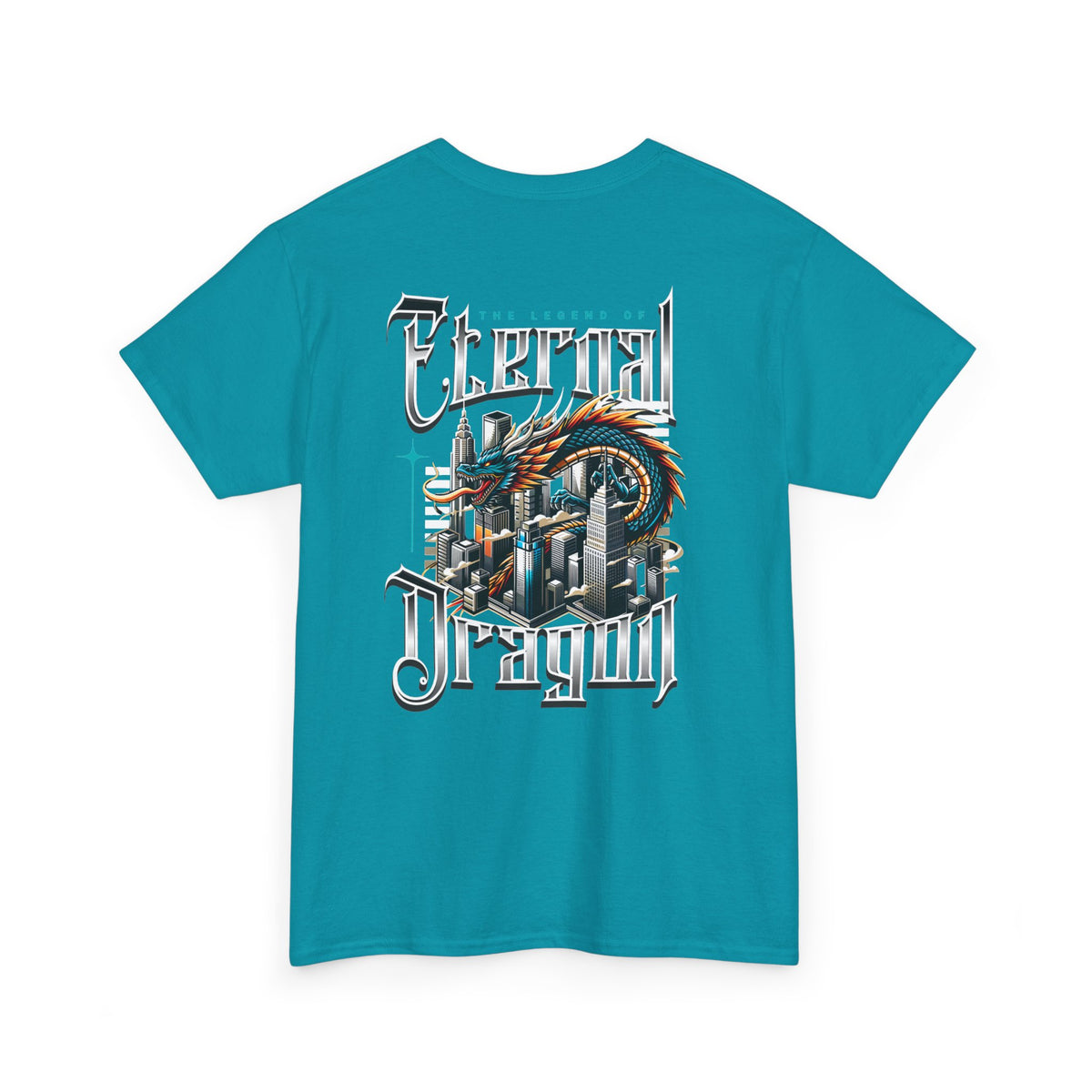 Fierce Dragon Graphic Tee, Unisex Cotton T-Shirt, Casual Streetwear, Fantasy Theme, Gift for Dragon Lovers