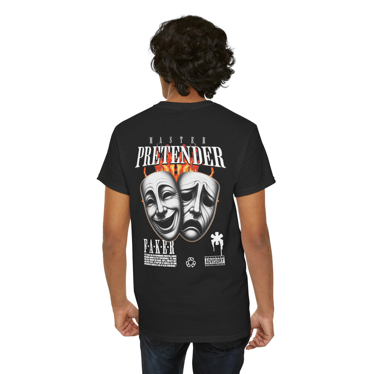 Master Pretender Graphic Tee - Unisex Heavy Cotton Shirt, Streetwear, Casual Wear, Gift for Friends, Music Lovers, Festival Outfit