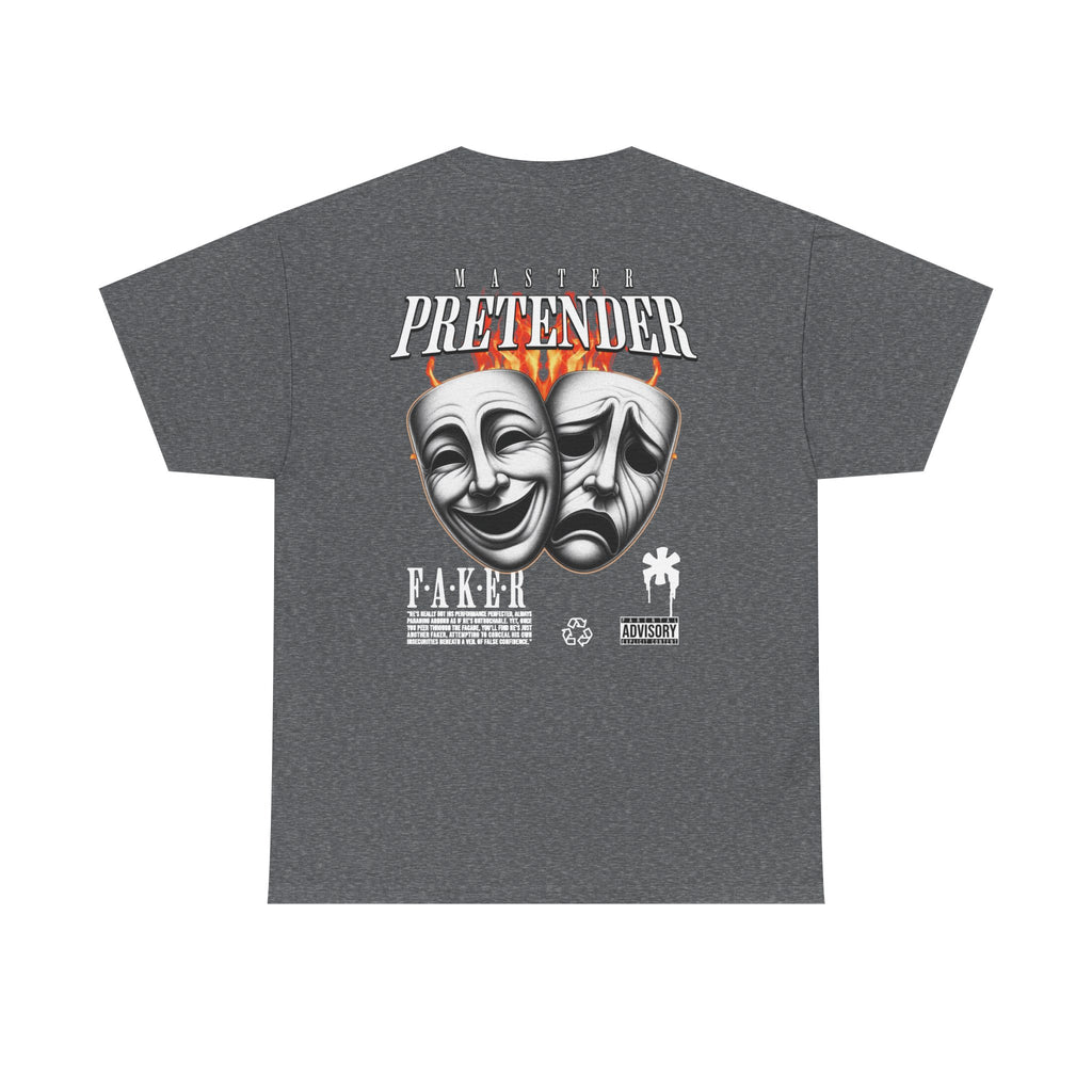 Master Pretender Graphic Tee - Unisex Heavy Cotton Shirt, Streetwear, Casual Wear, Gift for Friends, Music Lovers, Festival Outfit