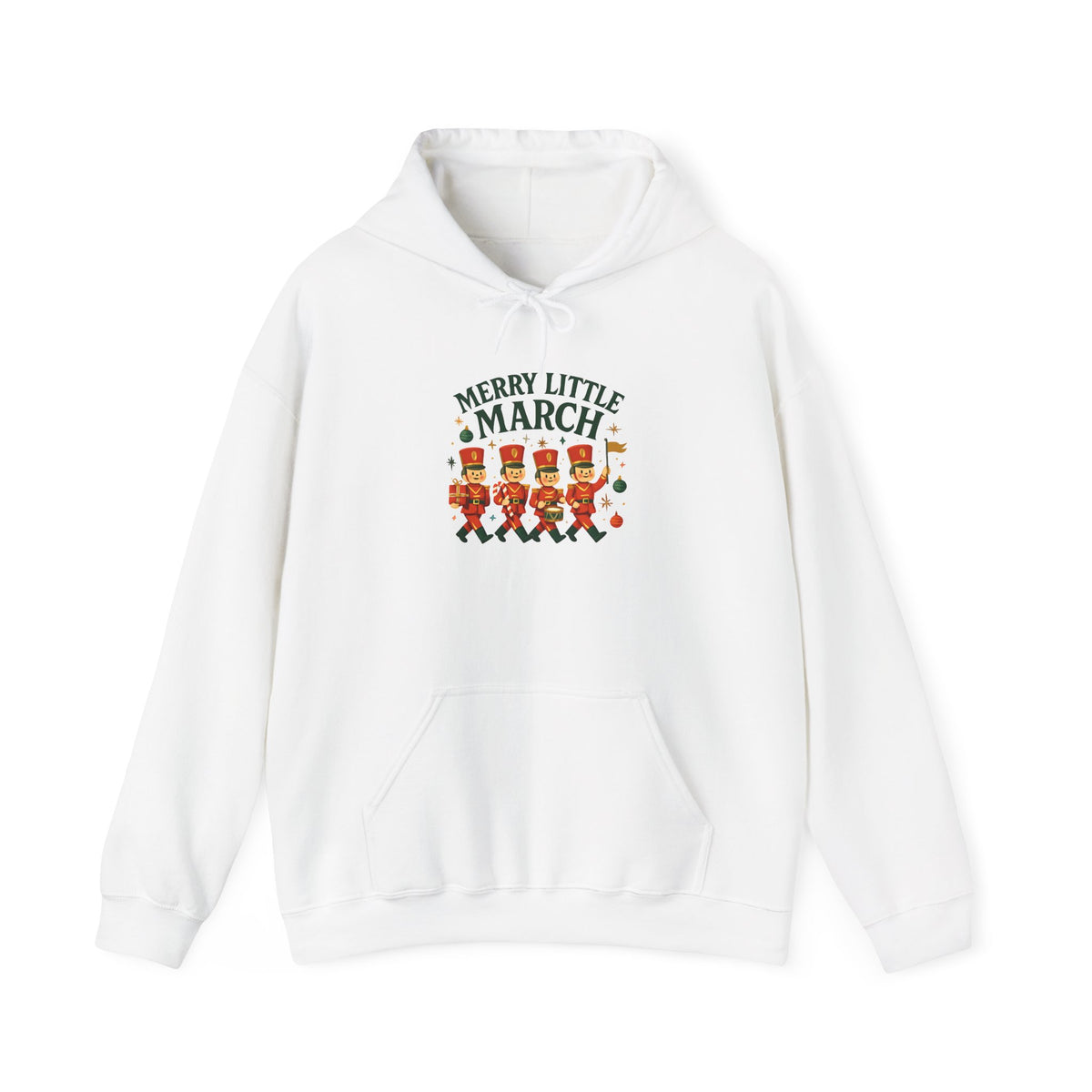Marching Nutcracker Hoodie – "Merry Little March" Holiday Sweatshirt