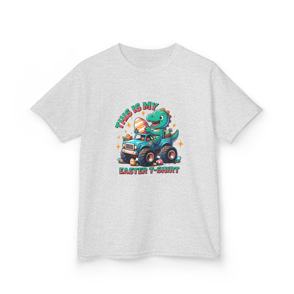 Kids Easter T-Shirt - "This Is My Easter T-Shirt" with Fun Dinosaur Graphic