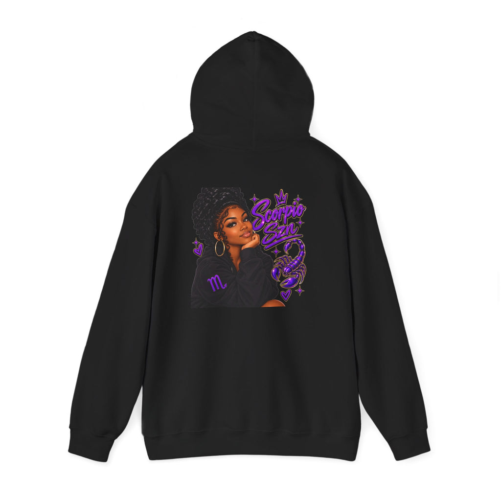 Scorpio Queen Zodiac Graphic Hoodie