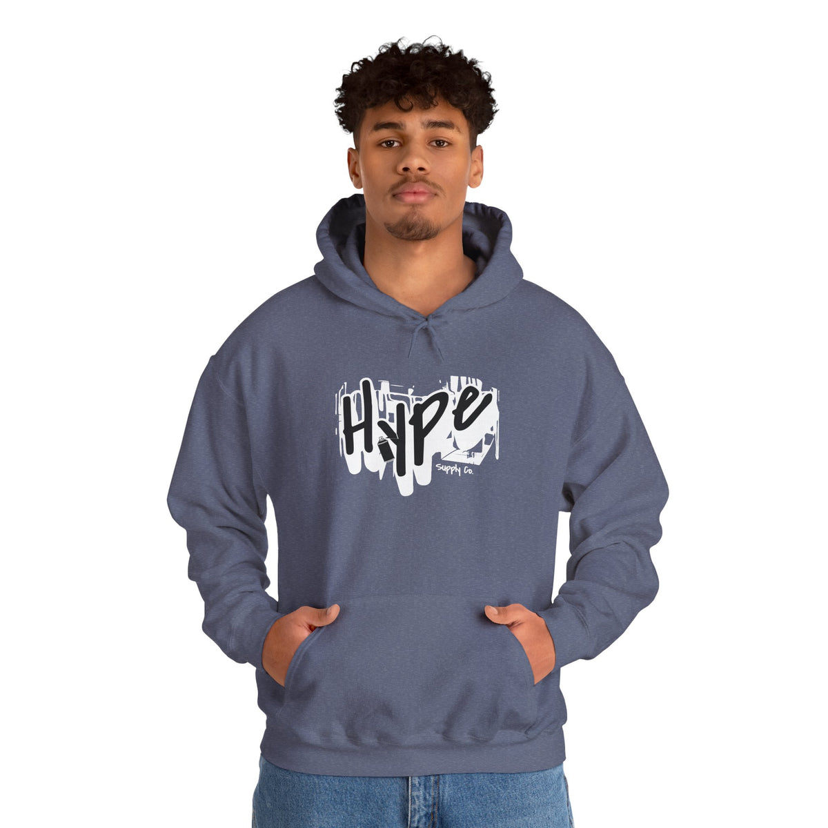 Hype  Graffiti Drip Streetwear Pullover Hoodie