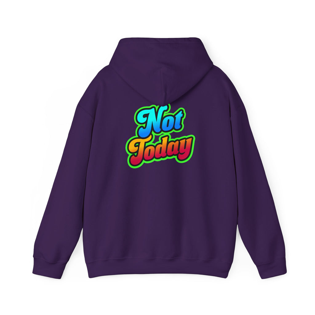 Chill Vibes Hoodie - Unisex Heavy Blend™ Hooded Sweatshirt with 'Not Today' Design, Cozy Casual Wear, Birthday Gift, Self-Care, [...]
